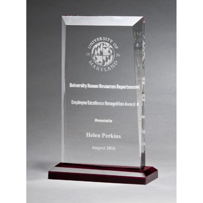 Apex Series Award with Red Highlights (5"x7.75")