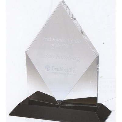 Large Greystone Optical Crystal Award