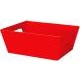 Small Solid Red Gift Basket Market Tray