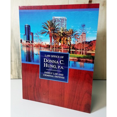 Pocket Folder - Full Color & Full Bleed In Pricing, High Gloss Finish