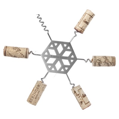 Stainless Steel Snowflake Cork Trivet