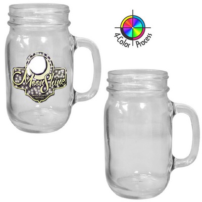 15 Oz. Mason Jar Mug (4 Color Process)