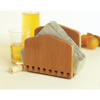 Bamboo Adjustable Napkin Holder