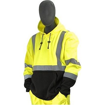 Majestic® Hi-Vis Hooded Pullover Sweatshirt