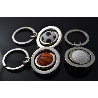 Spinning Ball Key Chain