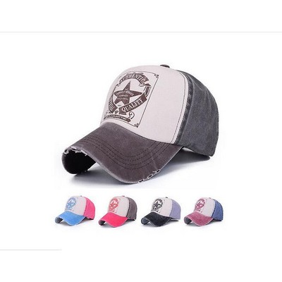 Two Tone Cotton Cap