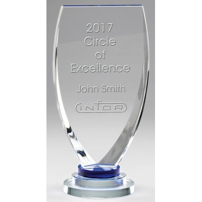 Dorado Crystal Award (4½"x8¾")