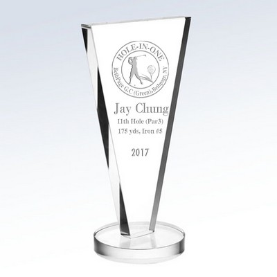 Duce Optic Crystal Award (3-7/8"x6-3/8")