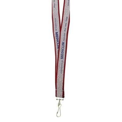 3/4" Wide Glitter Lanyard (20mm)