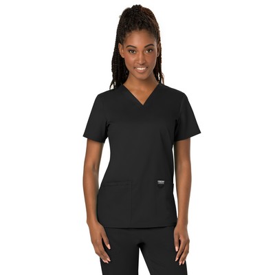 Cherokee Workwear Revolution Women's V-Neck Top