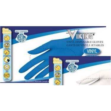 Viking® Vinyl Disposable Gloves (Medium)