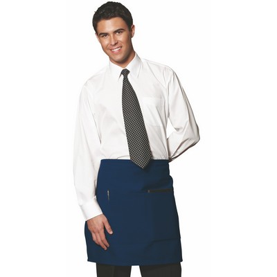 Navy Half Waist Bistro Apron