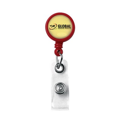 Round Pemium Badge Reel