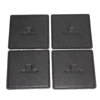 Ashlin® Designer Goldberg Set of 4 Square Coasters