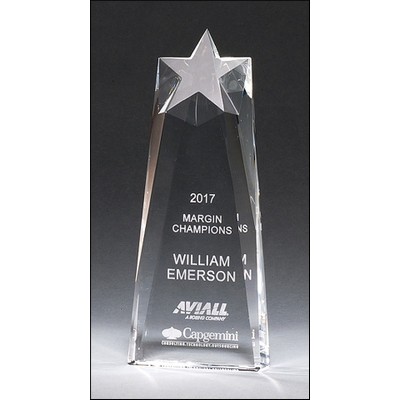 Crystal Star Trophy (2.5"x7.5")