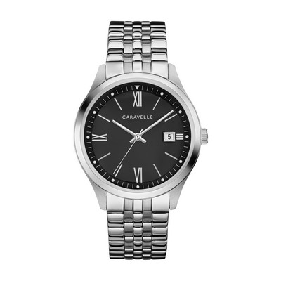 Caravelle Men's Watch with Black Dial