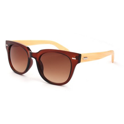 Bamboo Wood Sunglasses - Brown Frames