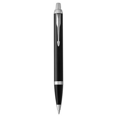 Parker IM Black Lacquer w/Chrome Trim Ballpoint Pen