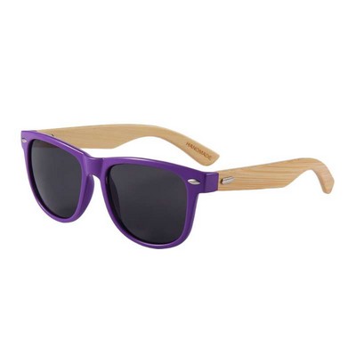 Bamboo Sunglasses - Smoke Lenses