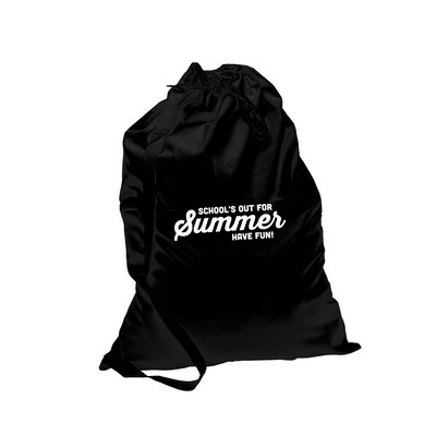 Laundry Bag with Shoulder Strap - 1 color (20" x 15" x 3")