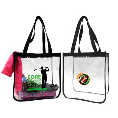 Gameday Clear Open Shoulder Tote