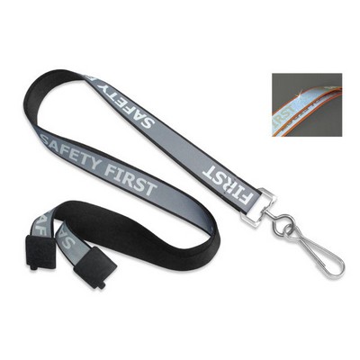 5/8" Safety Breakaway Lanyard (Black)