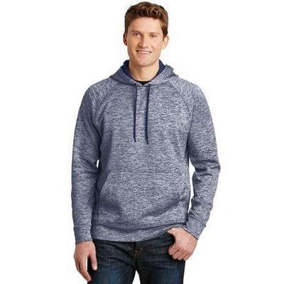 Sport-Tek® PosiCharge® Electric Heather Fleece Hooded Pullover