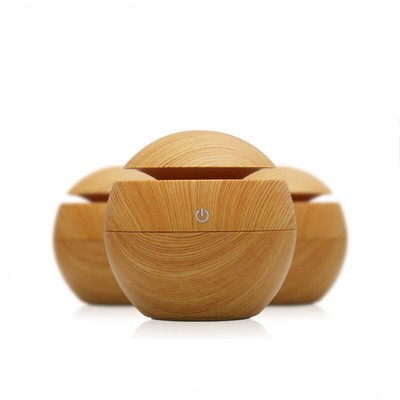 Plastic Wooden Shape Air Purifier Diffuser Touch switch