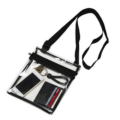 Clear PVC Crossbody Bag