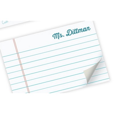 Short Run Full Color Custom Post-it® Notes (10"x 3")(50 Sheets)