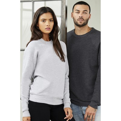 Bella + Canvas Unisex Poly-Cotton Fleece Raglan Sweatshirt