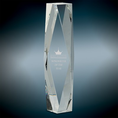 Large Crystal Facet Tower Award