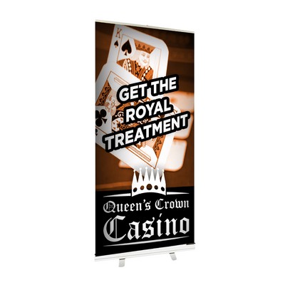 Economy Retractable Banner Stand (36" x 78")