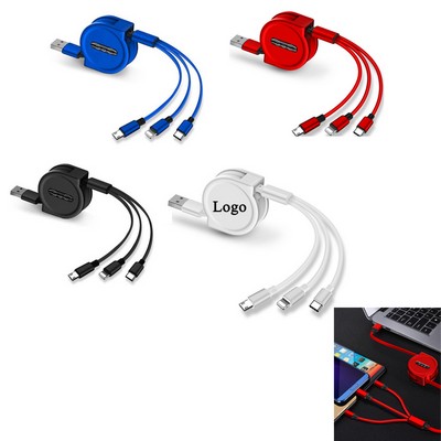 3-in-1 Telescopic USB Charging Cable