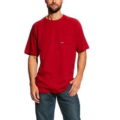 Ariat® Men's Rio Red Rebar® Cotton Strong™ Short Sleeve T-Shirt