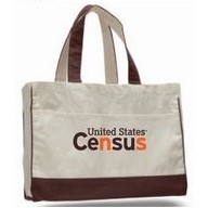 Q-Tees® Canvas Standard Tote Bag