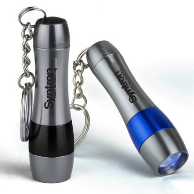 Mini LED Flashlight with Keyring