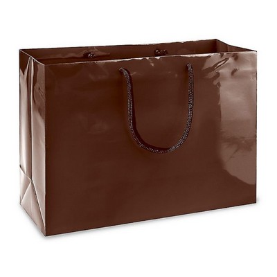 European Shopping Bags - Gloss - Rope Handle (20"x6"x16")