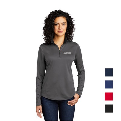 Port Authority ® Ladies Silk Touch ™ Performance 1/4-Zip