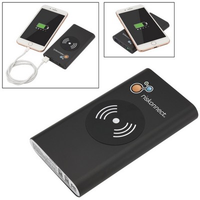 UL Cert Tri-Way Wireless/ Power Bank 10,000mAh