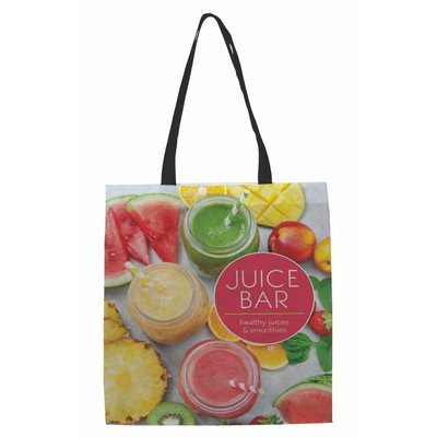 P.E.T. Non-Woven Dye Sublimated Tote Bag (15"x16")