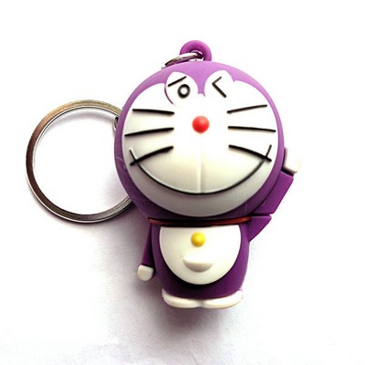 1.5" 3D PVC Keychain / Keytag