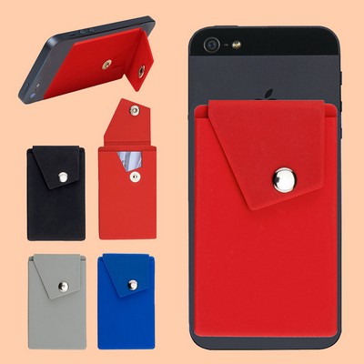 Silicone Snap Phone Wallet