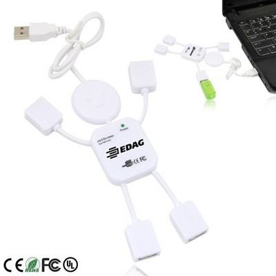 Hub Man 4 Port Usb Hub - 2.0 High Speed