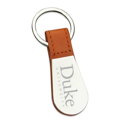 Envi Leatherette Key Tag W/ Metal Plaque