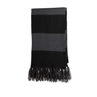 Spectator Scarf, Black/ Iron Grey