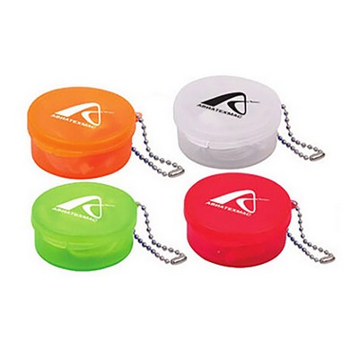 Earbuds In Case With Keyring