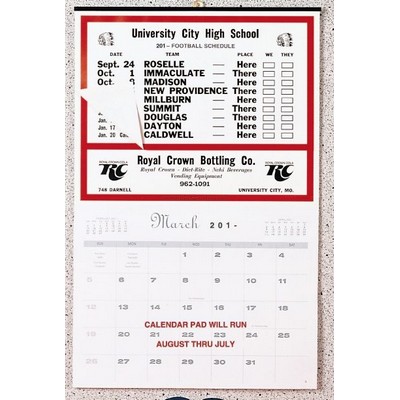 2-Sheet Sports Booster Calendar