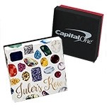 Custom Full Color Printed Jewelry Box (3½"x3½"x1½")