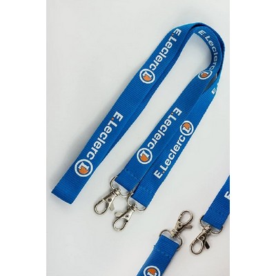 3/4" Dual Hook Lanyard